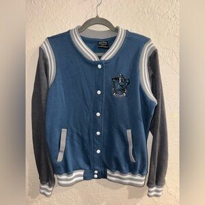 Blue and Gray Varsity Harry Potter Ravenclaw Jacket Size L